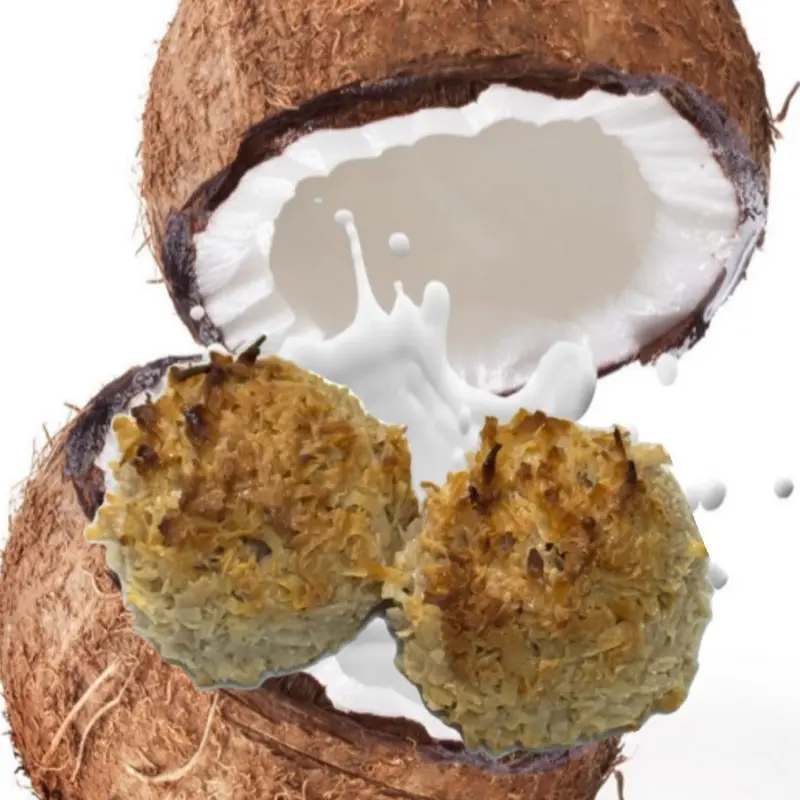 Cocada blanca con horchata