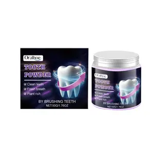 Teeth Whitening Powder with Hydroxyapatite, Color Correction, Stain Removal, Toothpaste Enhancer, 50g, Oral Hygiene Enhancement, Teeth Brightening Powder