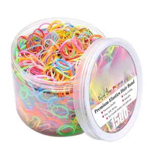 Z-HDW36  Baby Hair Ties Hair Rubber Bands for Toddler Infants Kids Girls Thin Small Hair Elastics TPU 1500 Piece Pack