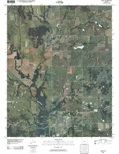 Caney Kansas USGS Topographic Quadrangle Map, 2012, 1:24000