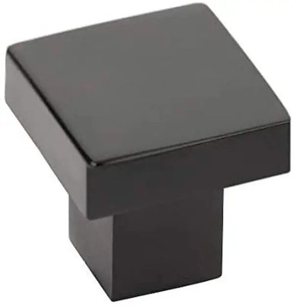 212 MAIN Emtek 86702US19 1.25 in. Brass Hunter Door Knob, Flat Black Door Hardware