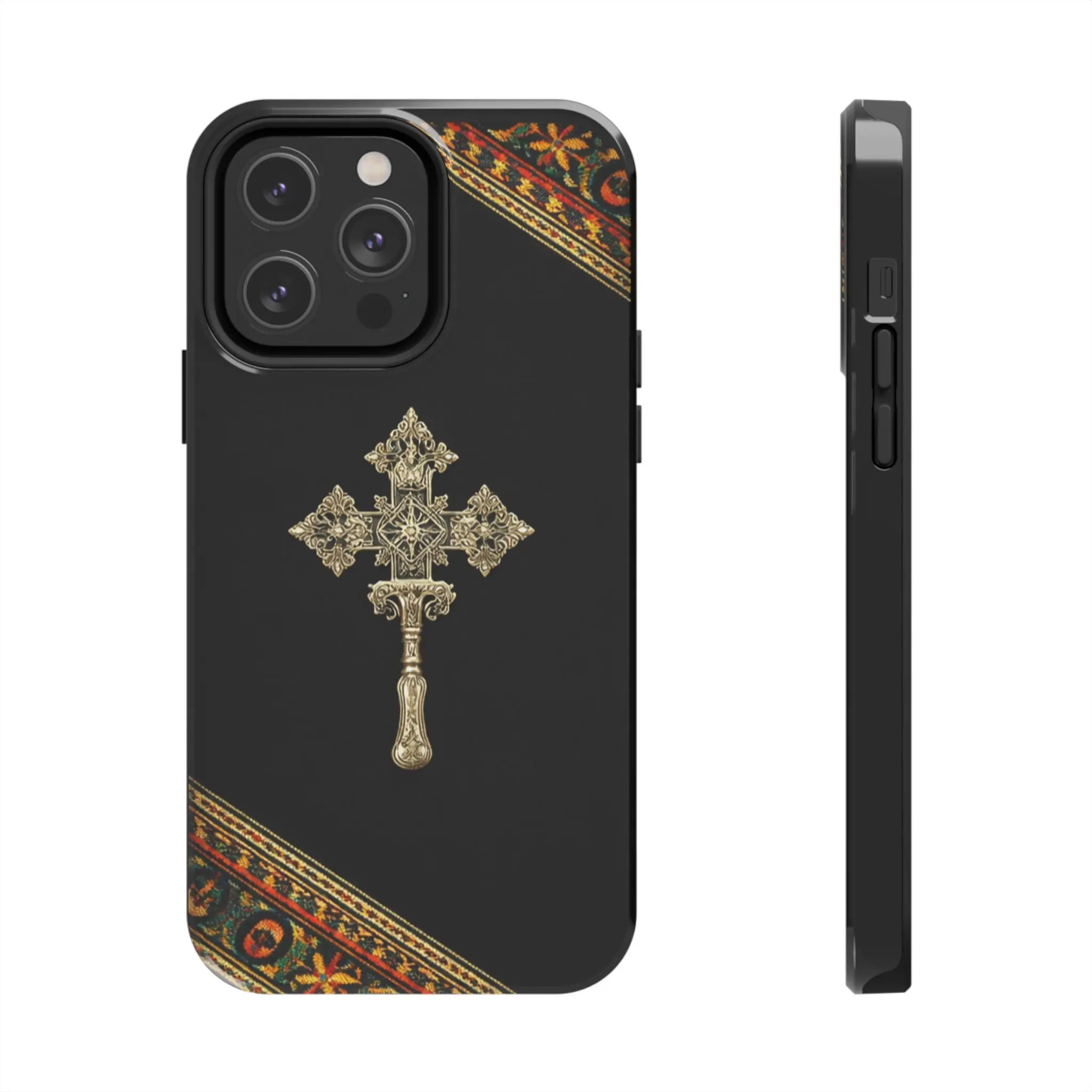 Habesha Ethiopian Orthodox Cross Smartphone Case, Custom Handheld Device Accessories for iPhone, Devices