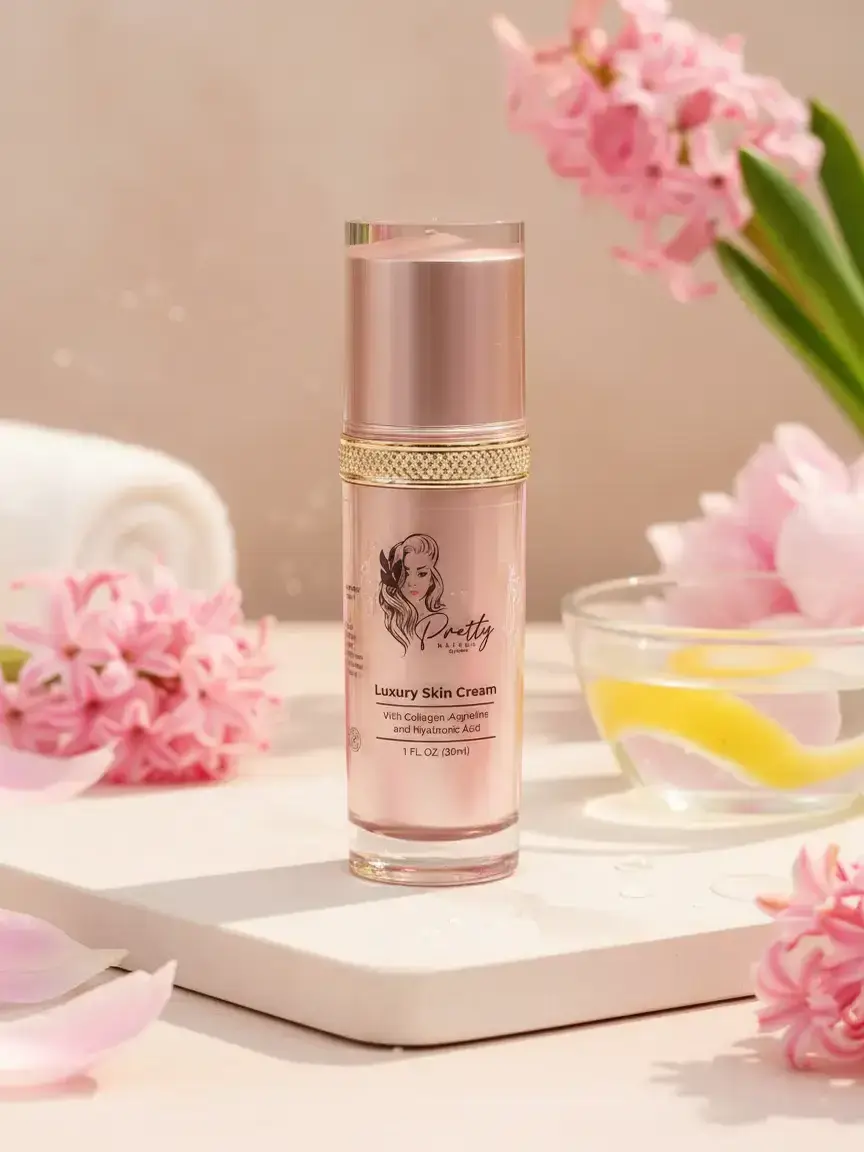 PRETTY NATURE BY JOYCE Luxury Lightweight Glowing Anti-Aging Botox Skin Cream - Collagen, Argireline, Hyaluronic Acid, Vitamin C, Vitamin E, 30mL, 24-Month Shelf Life, Hydrates, Reduces Wrinkles, Fights Oxidants, Targets Dry Skin, Promotes Youthful Look,,
