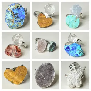 [No.309-317 Tray #11]Unique handmade crystal ring