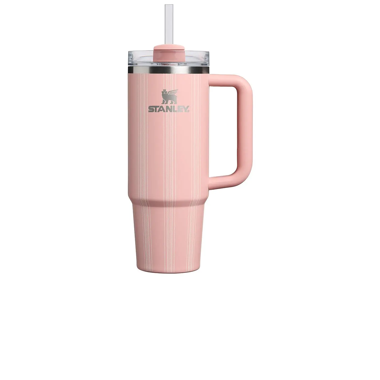 STANLEY 30oz The Quencher H2.0 Flowstate Tumbler in Peach Rose Picnic Stripe