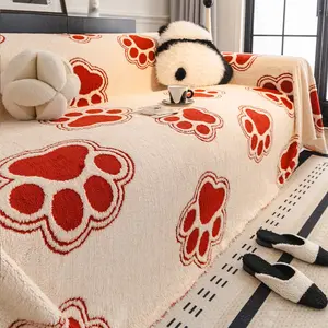 Anti-Slip Sofa Cover Blanket, Universal Fit Seat Pad Protector, All Seasons Use, Easy Clean, No Odor, Pet Friendly, Hand Wash