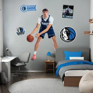 Cooper Flagg - RealBig Preseason Collection - Official NBA - Dallas Mavericks - Reusable Vinyl Wall Decals