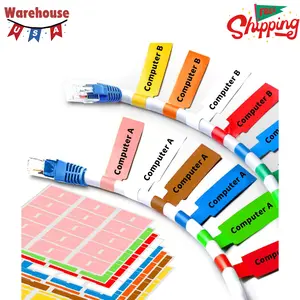8 Sheet 240 Pcs Cable Labels for Management