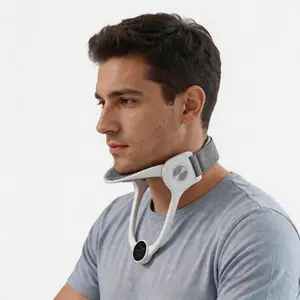 Adjustable Neck Support Brace, 4-Point Chin Support Posture Corrector for Phone, Desk Work, Study & Students