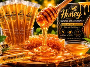 Natural Organic Honey Sticks