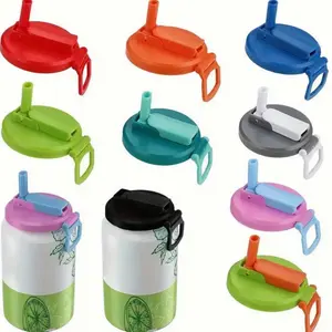 4Pack Soda Can Lids or single with Straws,Inspired by Energy Drink Can Colors,   Can Tops for Energy Drink, Soda, Juice,  - Fits Standard 12oz/16oz Cans(K01-P6)