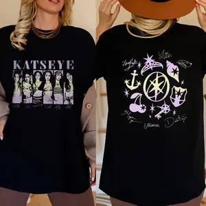 100% Cotton Katseye 2 Sided Shirt, Katseye Kpop Shirt, Beautiful Chaos Shirt, Kpop Music Fan Gifts, Katseye Girls Shirt, Kpop Birthday Shirt