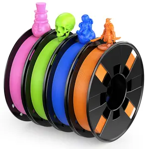 Silk Shiny 3D Printer Filament Bundle, PLA Filament 1.75 mm for 3D Printers, Dimensional Accuracy +/- 0.02 mm, 200g x 4 Spools Set, 3dprinter,printer filament bundle,filament maker