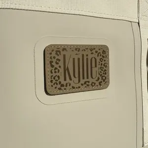 Cheetah Print Velcro Name Patch - Customizable with Name and Animal Print Design