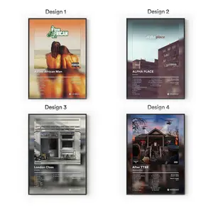[Sale Up To 40%] [Unframe] Knucks Album Posters, UK Hip Hop Rap Wall Art, Smooth Lyrical Music Aesthetic Decor, Modern Album Cover Artwork, Gift for Fans