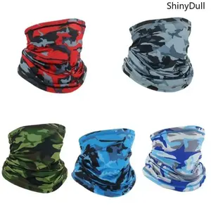 5PCS Cotton Neck Gaiter - Unisex Bandana Mask, Neck Gaiter Headwear, Windproof Cooling Face Cover, Breathable UV Protection, Outdoor Sports Accessory for Adults
