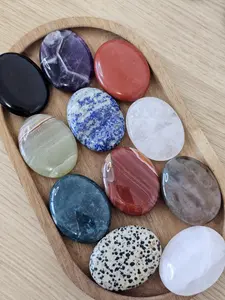 Crystal Palm Stones Symmetrical and Smooth