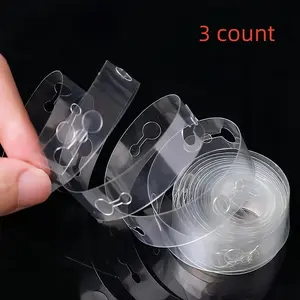 Double Hole Balloon Chain, 3 Counts Transparent Balloon Tape, Balloon Arch Kit, Balloon Garland, Party Decoration Supplies, Party Balloons Decorations for Wedding Birthday