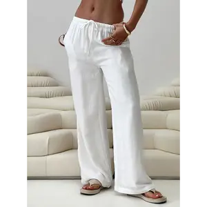 Parklea Linen Blend Pants White