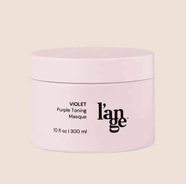 L'ANGE HAIR - Violet Purple Pigment Hair Mask Toning Treatment with Keratin & Borage Seed Oil - Hydrating Moisturizing Haircare for Shine, Neutralizing Brassy Hues in Blonde Locks, Purple Hair Mask