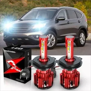 For Honda CR-V CRV 2007-2014 LED Headlight Bulbs H4 9003 Hi/Lo Beam White 6000K Car Accessories Convenient Mini Size Waterproof Csp Chips