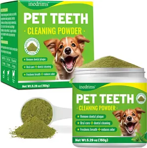 PetDentalCare Pet Dental Powder - Freshen Breath, Protect Gums & Strengthen Teeth, Daily Oral Care for Dogs & Cats