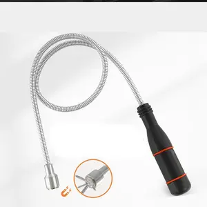 Magnetic Pick-Up Tool, Flexible Long Handle Car Retrieval Tool, Bendable Magnetic Snake-shaped Picker, Car Repair Maintenance Tool