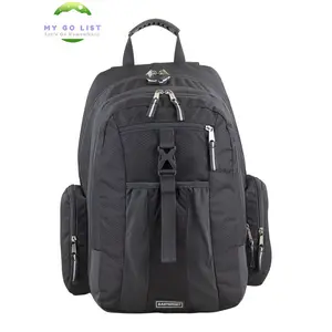Unisex Premier Expandable Recycled Backpack, Charcoal