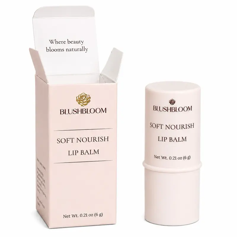 Soft Nourish Lip Balm – Hydrating Lip Balm with Shea Butter & Jojoba Oil – Moisturizing Lip Care for Dry Lips