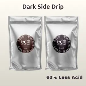 low-acid coffee sample 2 x Pack Dark Side Bold & French Samples