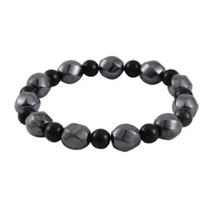 Shop LC Hematite Healing Pain Relief Black Shungite Beads Beaded Bracelet for Women Jewelry Birthday Mothers Day Gifts