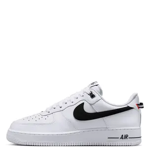 Men's Nike Air Force 1 '07 LV8 White/Black-Bright Crimson (HV9509 100)