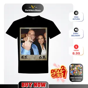 Retro Elliot Stabler And Olivi4 Bens0n Shirt, Elliot And Olivi4 Tshirt, Law And Order SVU Tee, 90s Graphic Tee, 90s Movie Tshirt Fashion Fit