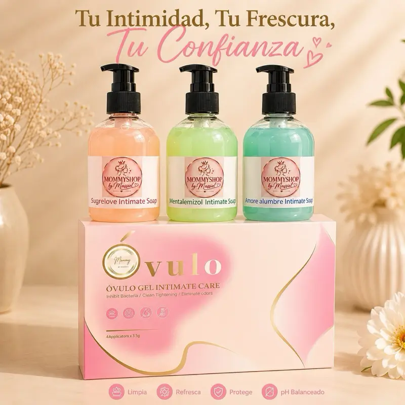 Mommy Shop Intimate Care 4-Piece Bundle – 3 Intimate Soaps + Intimate Gel Applicators