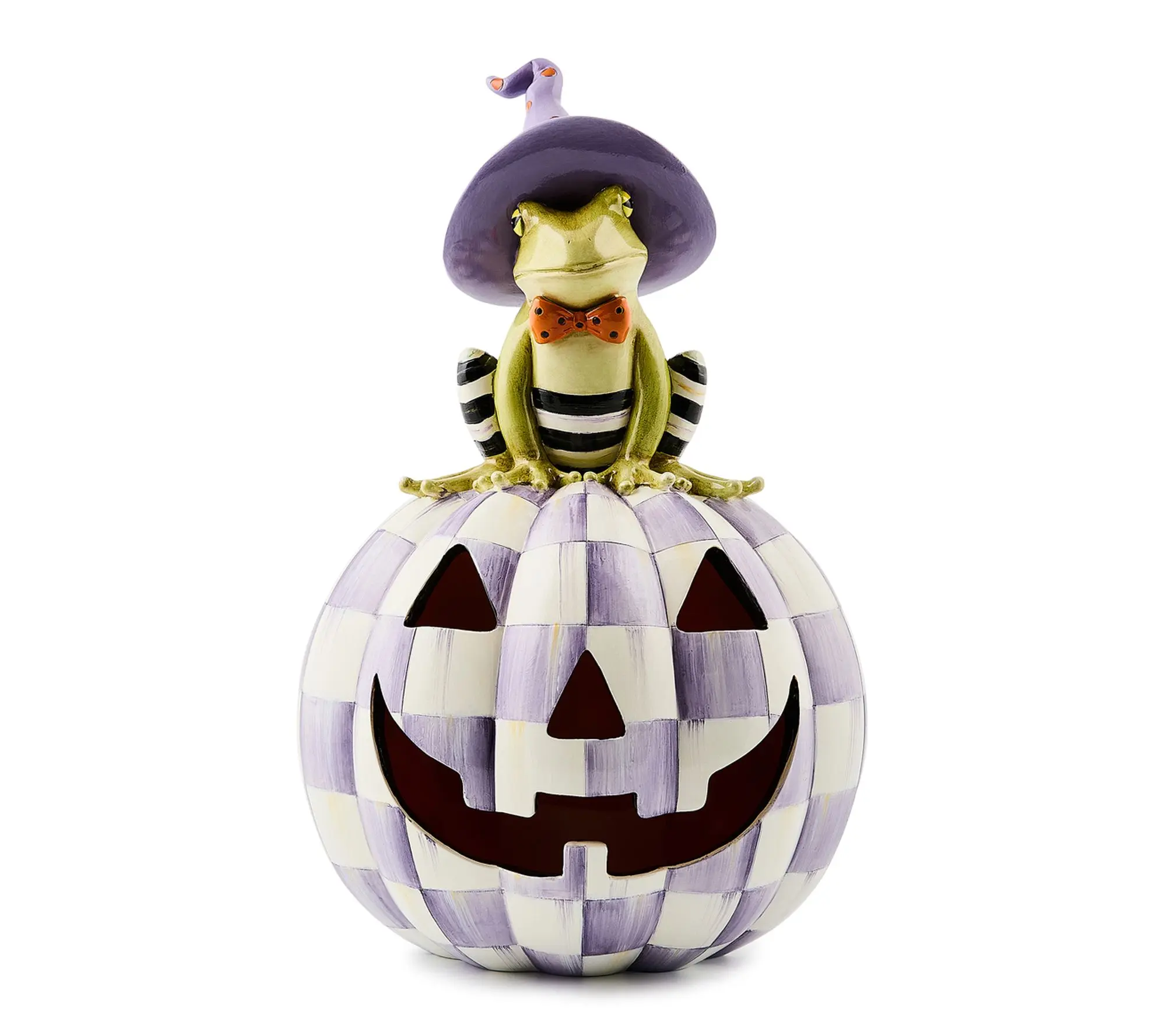 MacKenzie-Childs Halloween Illuminated Fergal Jack O' Lantern