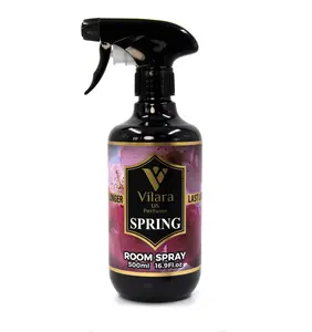 Vilara Spring Room Spray Freshener - Long-Lasting Luxury Scents - Room and Linen Spray for Bedding, Sheets, Fabric, Furniture - Home Guest Room & Bedroom Essentials for Aromatherapy - 500 ml (16.9 fl oz)