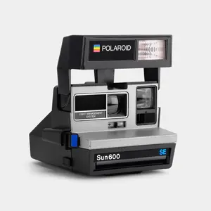 Polaroid 600 Silver LMS Blue SE Instant Film Camera