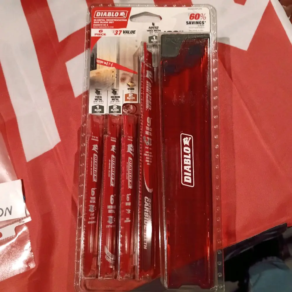 Diablo Sawzall Blades, 6-Piece Set