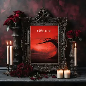 The Conjuring 2025 Movie Poster, The Last Rites Print, Horror Art Posters for Haunted House Decor