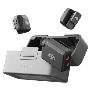 DJI Mic Mini (2 TX + 1 RX + Charging Case), Ultralight, High-Quality Audio, 48h Use