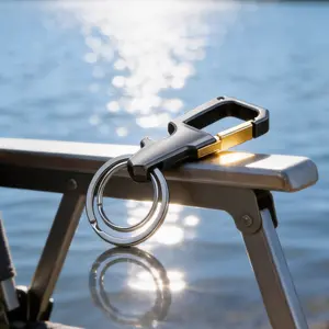 Multi-Function Keychain Tool with Folding Knife & Bottle Opener - Unisex Fashion Car Key Accessory