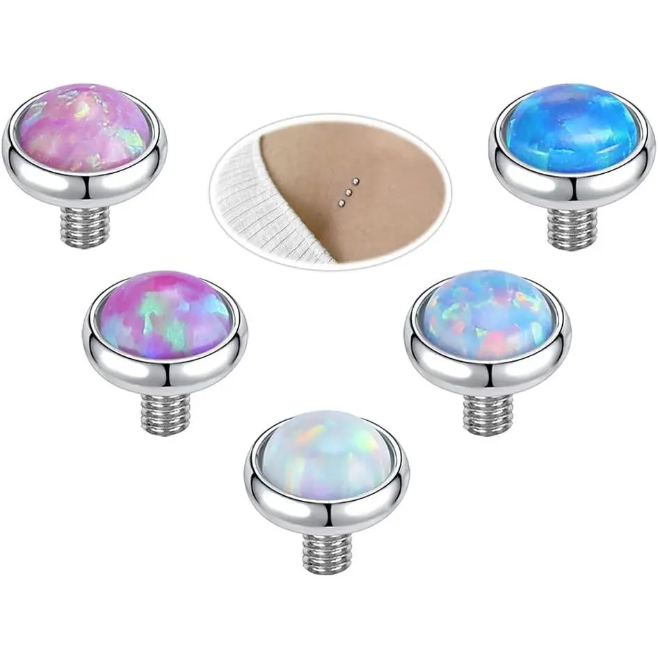 5Pcs-Opal Tops-4mm