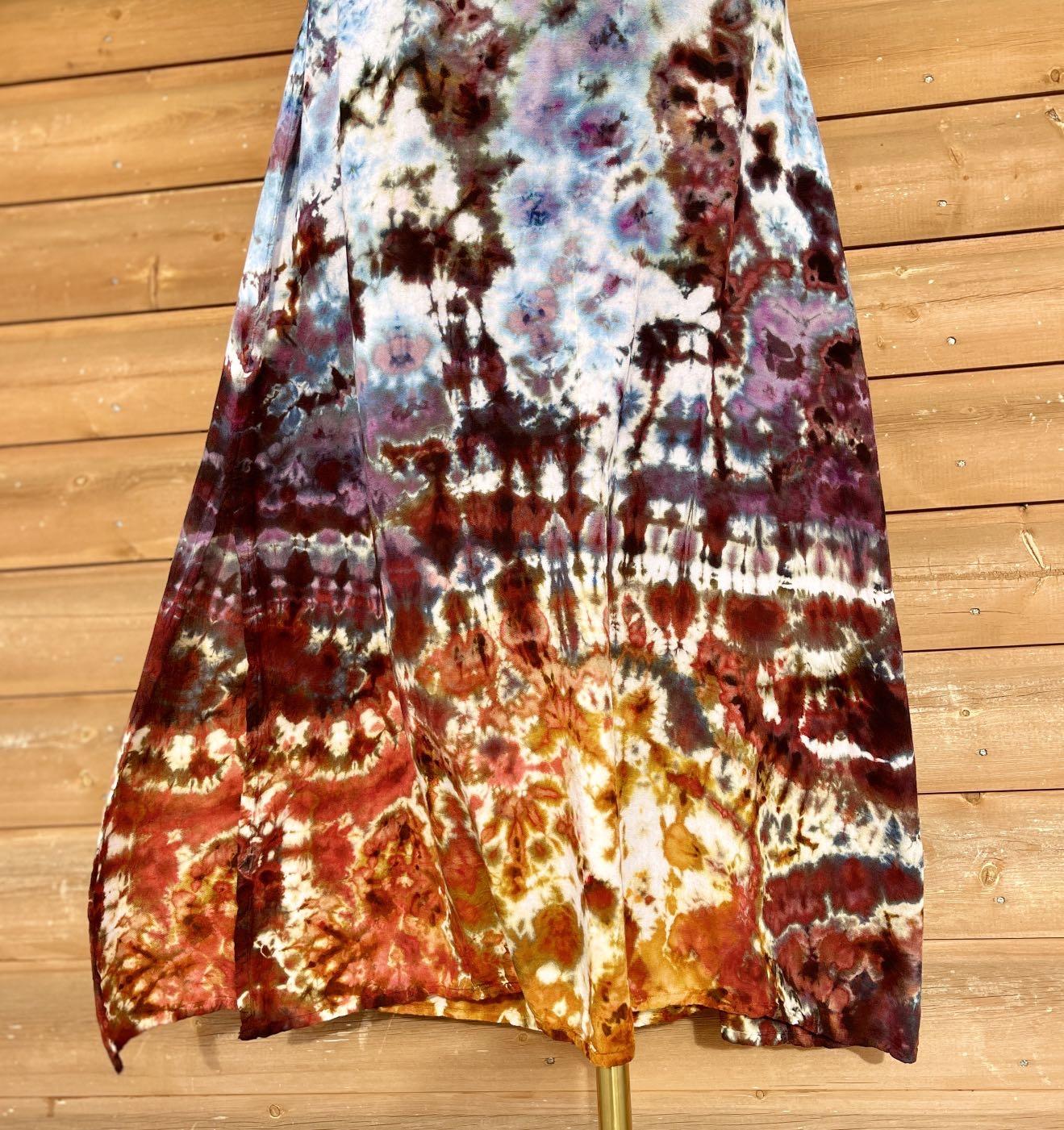Oasis • Ice Dyed Flounce Dress • SunDial Designs