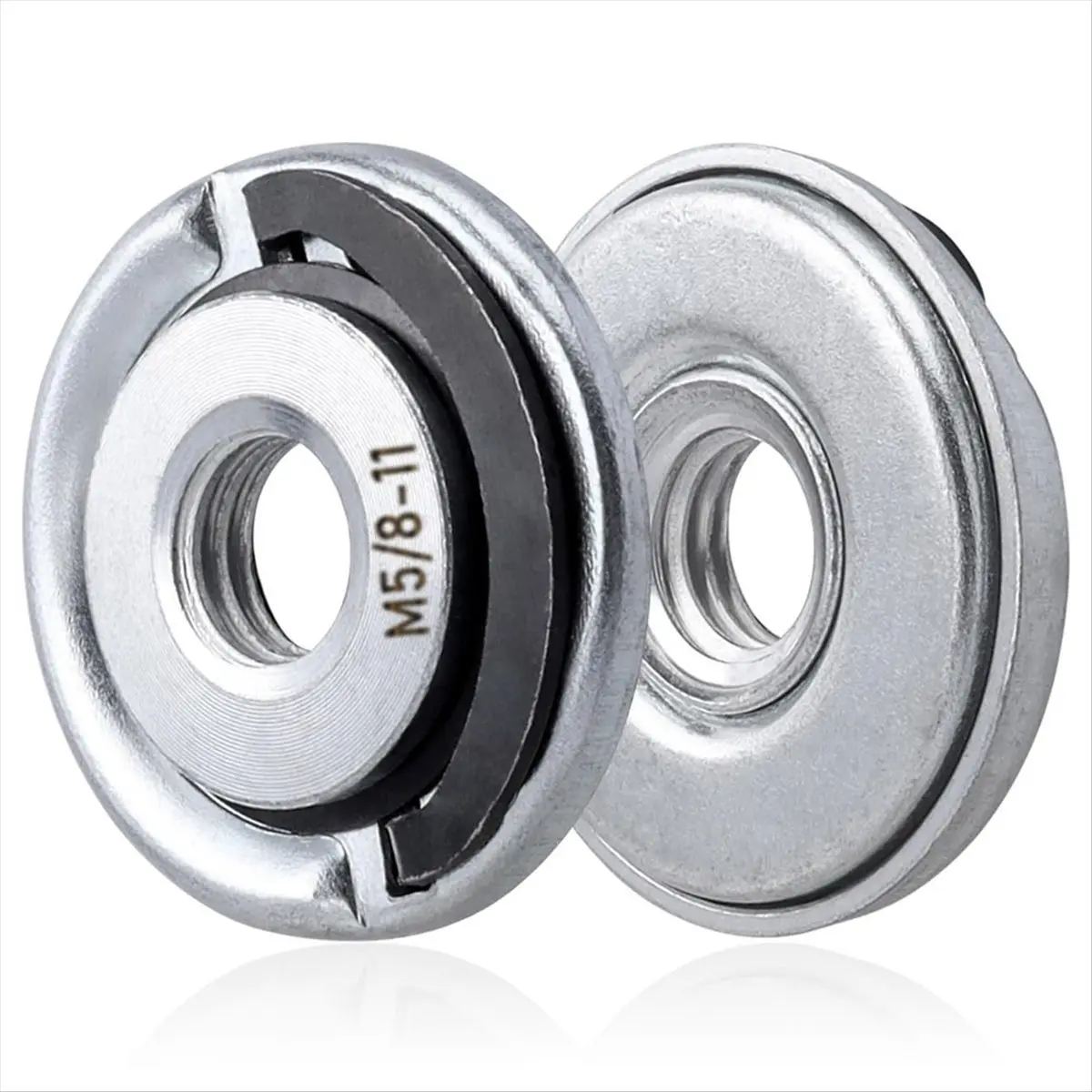 2Pcs Quick Change Angle Grinder Flange Nuts 5/8-11 Nut Replacement Lock Locking