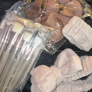 Professional Makeup Tool Set, 54pcs/set Cosmetic Brush & Sponge & Puff & Headband & Brush Cleaning Bowl Set, Multi-use Facial Makeup & Cleaning Accessories for Daily Use, Makeup Brush Kit, Face Brush Set