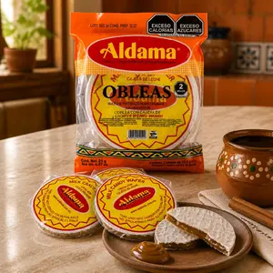 Wafer With Sweet Cajeta