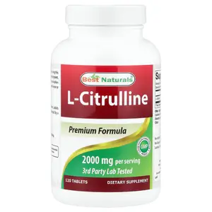 Best Naturals L-Citrulline, 120 Tablets (1,000 mg per Tablet) Best Naturals L-Citrulline, 120 Tablets (1,000 mg per Tablet)