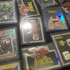 Marvel Cards, Anime, and Others - Collectible Trading Cards with Invincible and Spider-Man Themes