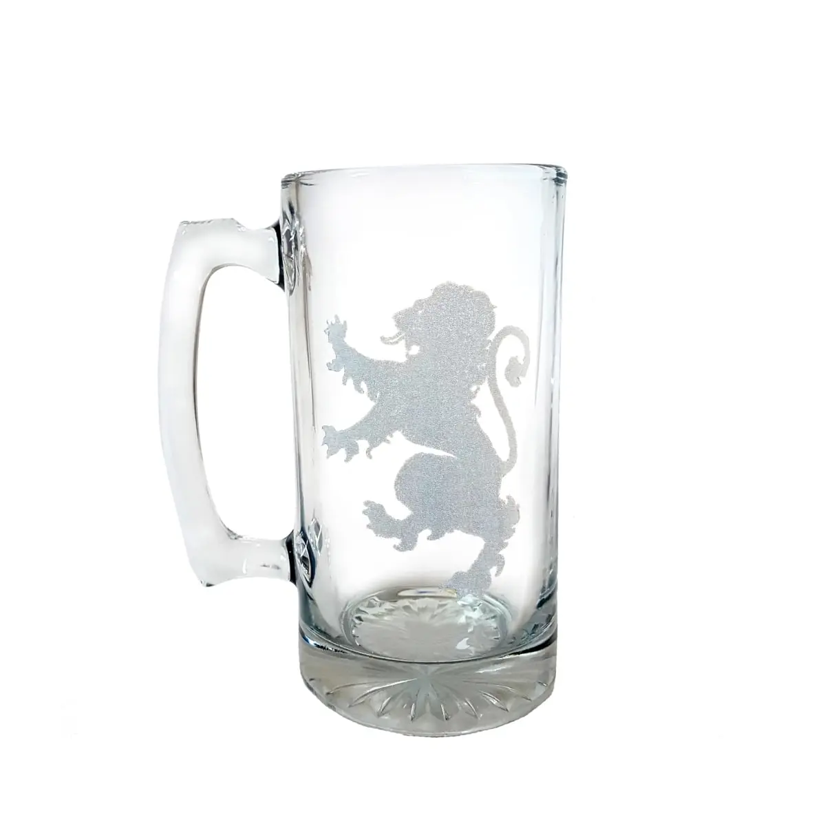 Lyoncraft LSLR01 26 oz Lion Rampant Engraved Stein Glass