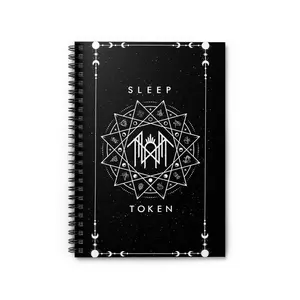 Sleep Token Notebook | Ritual Echo Writing Journal | Dark Melancholy Music Notebook | Study Focus Planner | Productivity Stationery Tool | School & Office Gear | Atmospheric Fan Merch Pick | Gift Under $15